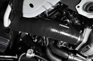 Subaru LGT Turbo Inlet Hose - Perrin Performance - Turbo Adapter Flange (Long) - Black - `20-`25 Subaru LGT Turbo Inlet Hose - Perrin Performance - Turbo Adapter Flange (Long) - Black - `20-`25